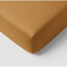 Drap housse - P'TIT DODO - 70 x 140 cm - Jersey - Caramel