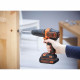 Perceuse-visseuse Black + Decker BDCHD18C2TA-QW a percussion 18V (2 batteries)