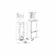 Réfrigérateur encastrable BEKO - 2 portes - 400L - Froid ventilé