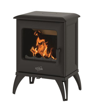 GODIN - Poêle à bois vintage 388146NOIR