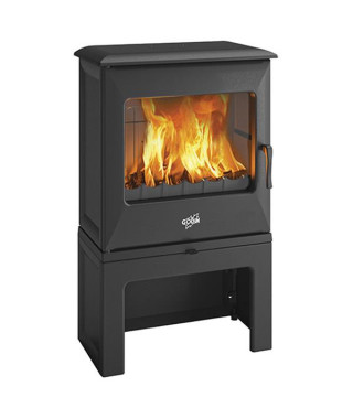 GODIN - Poêle à bois vintage 388150PEINTANTHRACITE