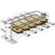 LAGRANGE - RACLETTE TRANSPARENCE 8 PERS 3 PLATEAUX VERRE TREMPE BLANC GRIS
