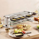 LAGRANGE - RACLETTE TRANSPARENCE 8 PERS 3 PLATEAUX VERRE TREMPE BLANC GRIS