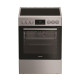INDESIT - Cuisinière vitrocéramique I6V5LCX