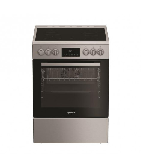 INDESIT - Cuisinière vitrocéramique I6V5LCX