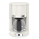 MOULINEX - Cafetière filtre 10-15 tasses Ivoire - Soleil - FG381A10