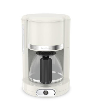 MOULINEX - Cafetière filtre 10-15 tasses Ivoire - Soleil - FG381A10