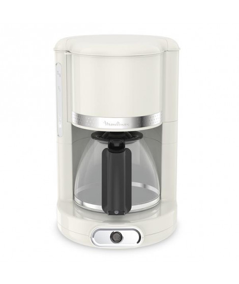 MOULINEX - Cafetière filtre 10-15 tasses Ivoire - Soleil - FG381A10