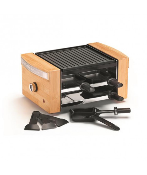 KITCHENCHEF - Raclette / Grill 4 personnes - KCWOODLUX4