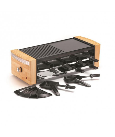 KITCHENCHEF - Raclette / Grill 8 personnes - KCWOODLUX8
