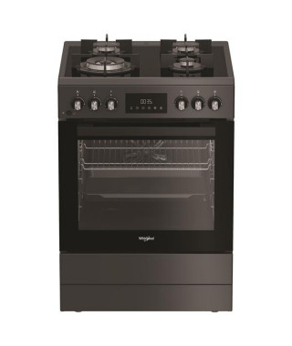 WHIRLPOOL - Cuisinière gaz W6G8LCSWA