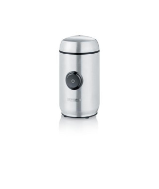 SEVERIN - BROYEUR À CAFE ET À EPICES  NOIR/BROSSE INOX  150 W  CAPACITE 50G