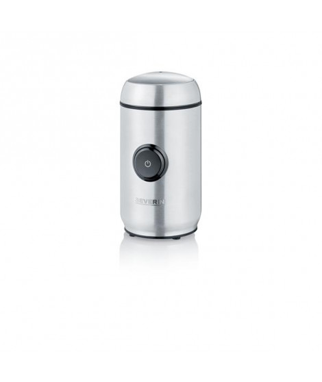 SEVERIN - BROYEUR À CAFE ET À EPICES  NOIR/BROSSE INOX  150 W  CAPACITE 50G
