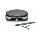 SEVERIN - CRÊPIÈRE  NOIR  INOX  1500 W  DIAM. 38 CM  PLAQUE AMOVIBLE  THERMOSTAT