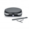 SEVERIN - CRÊPIÈRE  NOIR  INOX  1500 W  DIAM. 38 CM  PLAQUE AMOVIBLE  THERMOSTAT