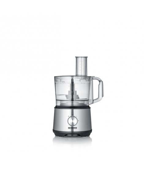 SEVERIN - ROBOT MULTIFONCTIONS  INOX NOIR  1 200 W   RECIPIENT 1 5 L AVEC 3 RÂPES