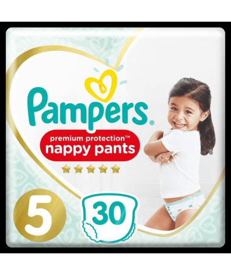 PAMPERS Premium Protection Pants Geant T5 X30