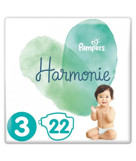 Couches harmonie T3 x22 Pampers