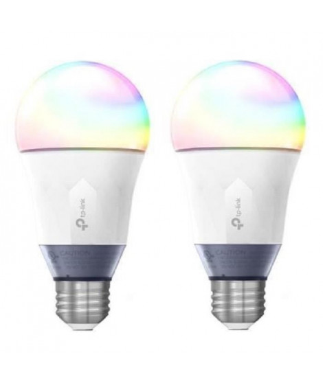 TP-LINK Lot de 2 Ampoules LED LB130 connectées Wi-Fi E27 avec changement de couleur, de blanc et de luminosité