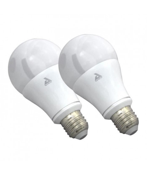 AWOX Lot x2 Ampoules LED connectées bluetooth E27 13W équivalence 75W Dimmable