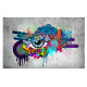 Papier peint - Graffiti eye