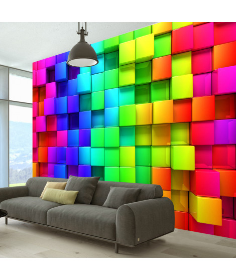 Papier peint - Colourful Cubes