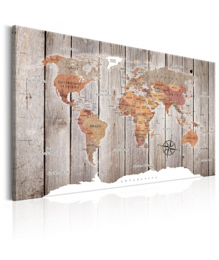 Tableau - World Map: Wooden Stories