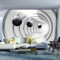 Papier peint - Tunnel futuriste en 3D