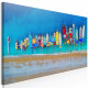 Tableau - Colourful Boats (1 Part) Narrow